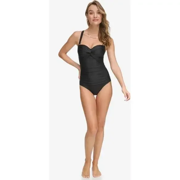 DKNY Women's Royal Blue One-Piece Swimsuit NWT - Picture 11 of 12